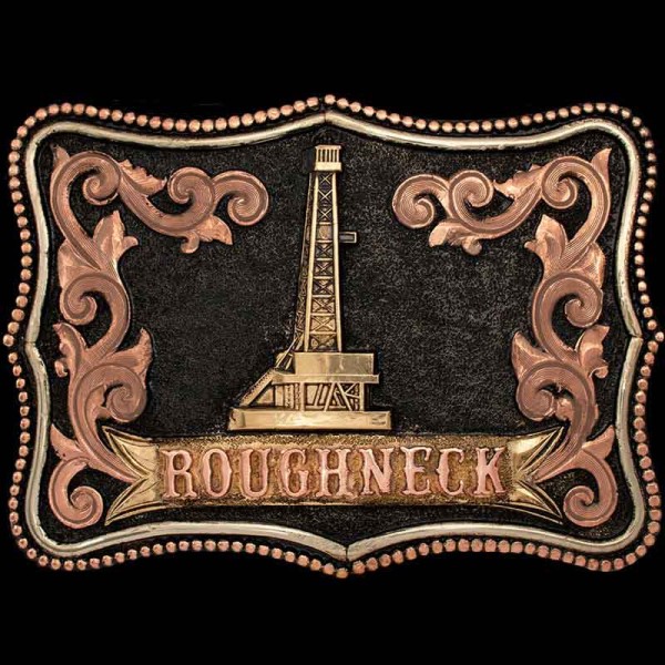 In Stock Oil Rig Buckle, 